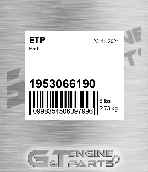 1953066190 Pad for ETP
