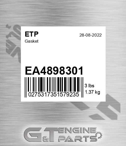 EA4898301 Gasket