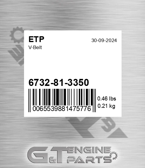6732813350 V-belt