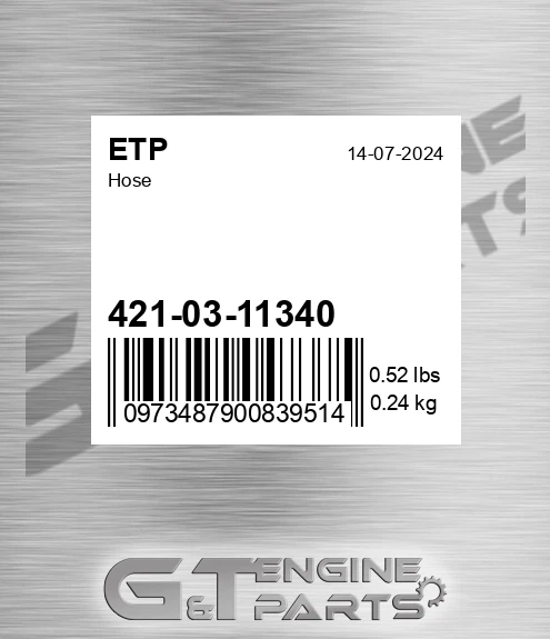 421-03-11340 Hose