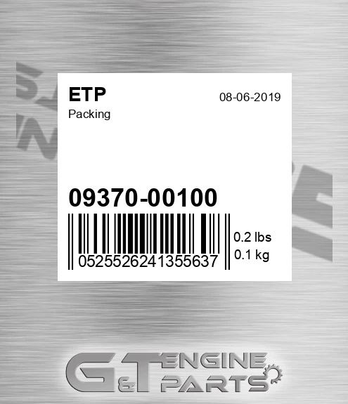 09370-00100 Packing for ETP