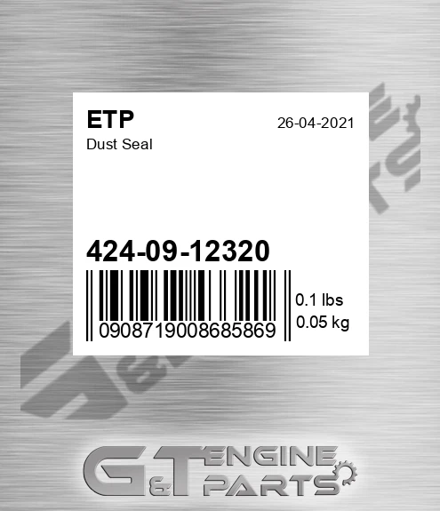 424-09-12320 Dust Seal