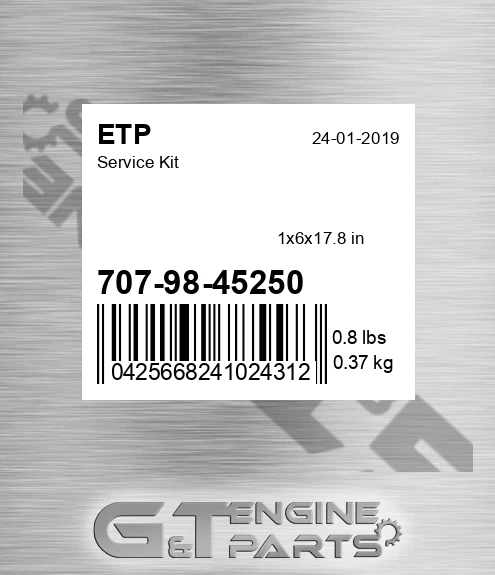 707-98-45250 Service Kit
