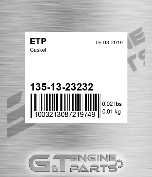 135-13-23232 Gasket