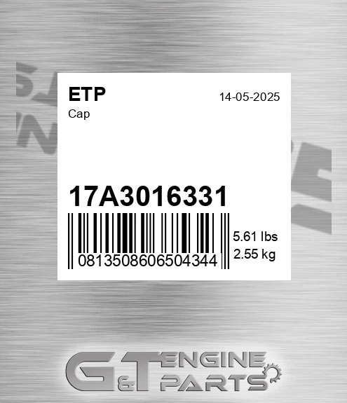 17A3016331 Cap for ETP