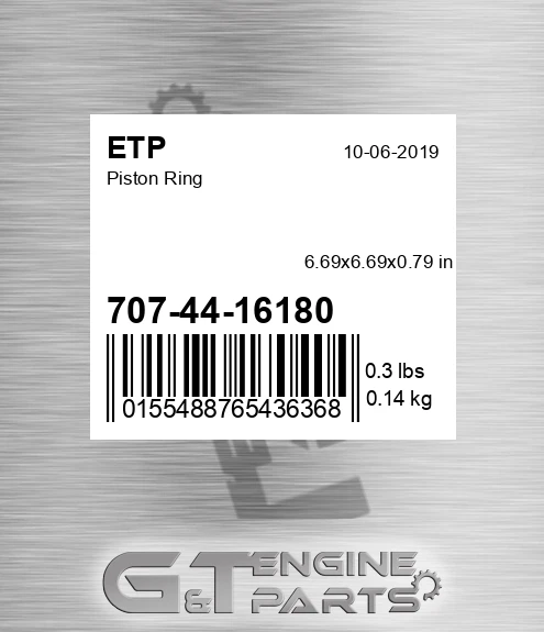 707-44-16180 Piston Ring