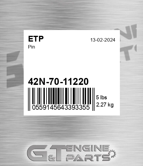 42N-70-11220 Pin