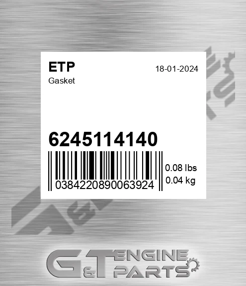 6245114140 Gasket for ETP