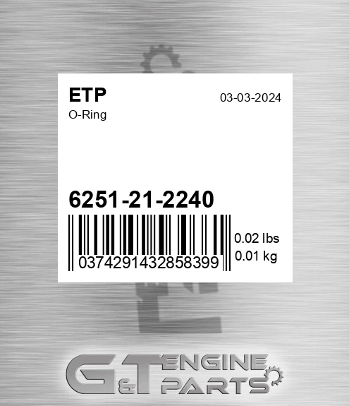 6251-21-2240 O-ring
