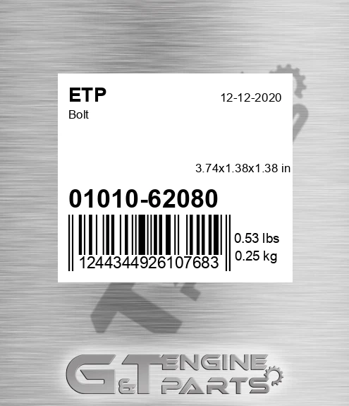 01010-62080 Bolt