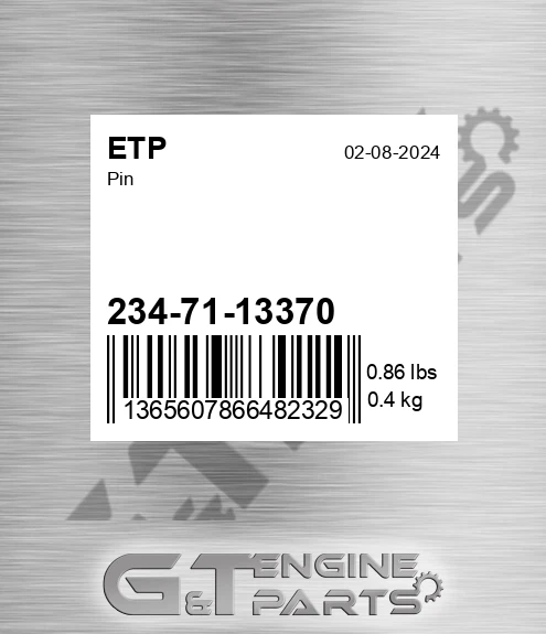 234-71-13370 Pin