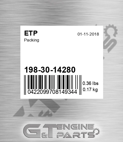 198-30-14280 Packing
