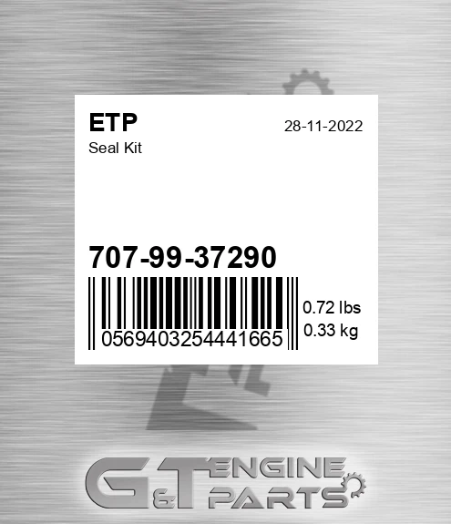 707-99-37290 Seal Kit for ETP