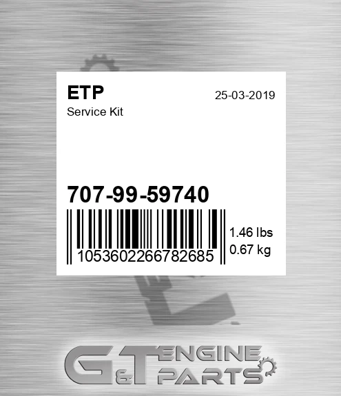 707-99-59740 Service Kit for ETP