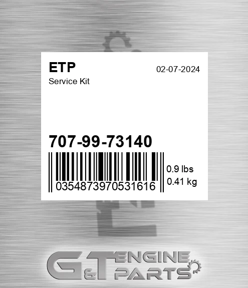 707-99-73140 Service Kit for ETP