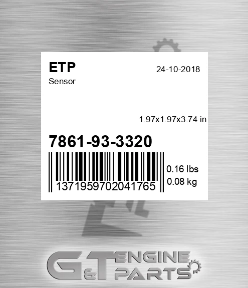 7861933320 Sensor