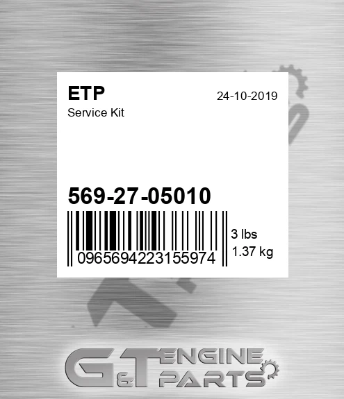 569-27-05010 Service Kit for ETP