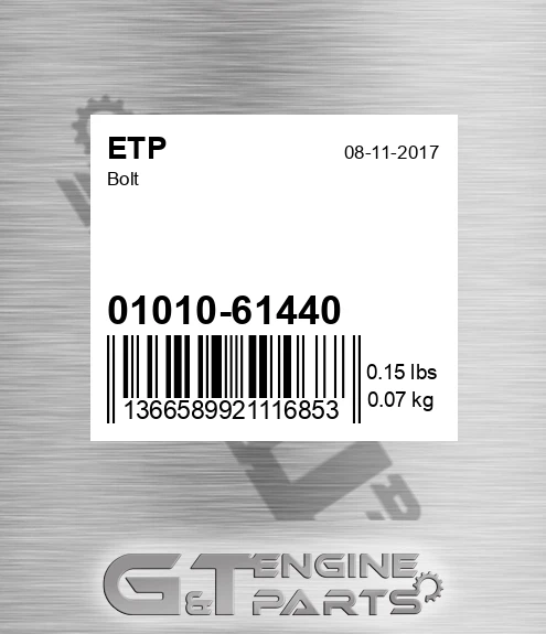 01010-61440 Bolt