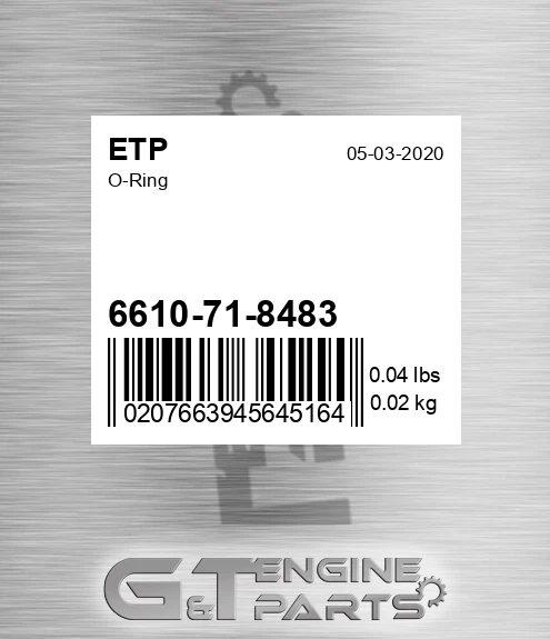 6610-71-8483 O-ring