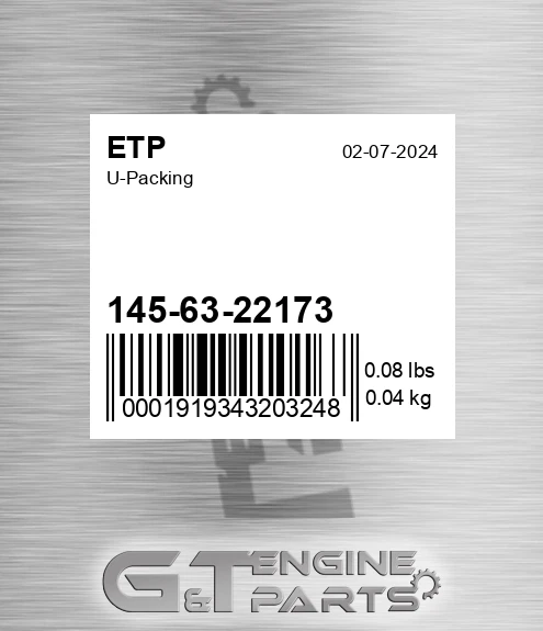 145-63-22173 U-packing