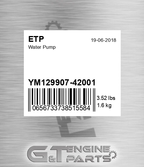 YM129907-42001 Water Pump