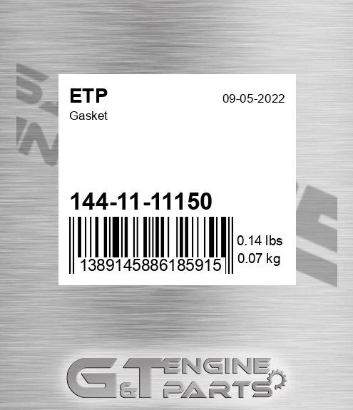 144-11-11150 Gasket for ETP