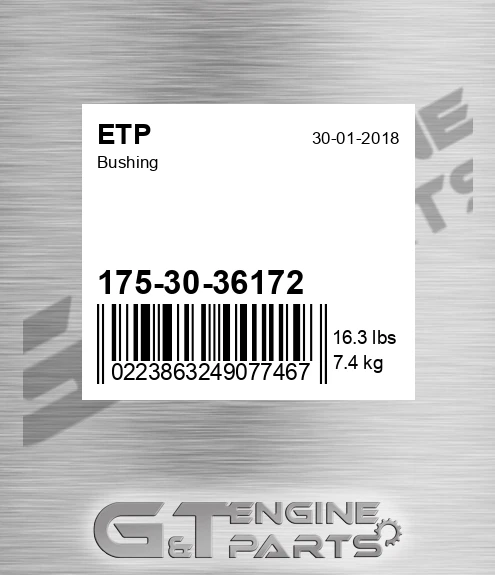175-30-36172 Bushing
