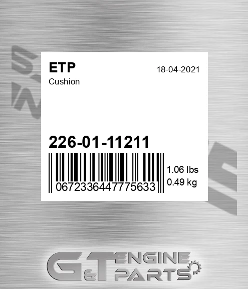 226-01-11211 Cushion for ETP