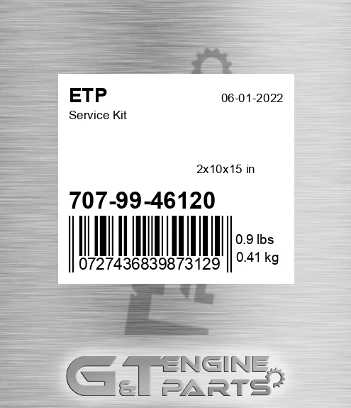 707-99-46120 Service Kit for ETP