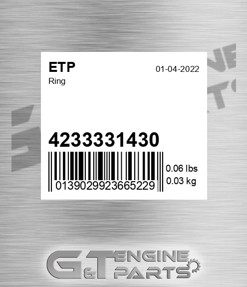 4233331430 Ring for ETP