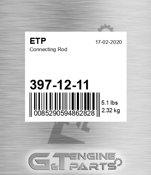 397-12-11 Connecting Rod for ETP