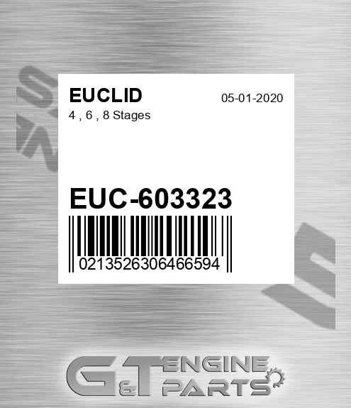 EUC-603323 4 , 6 , 8 Stages