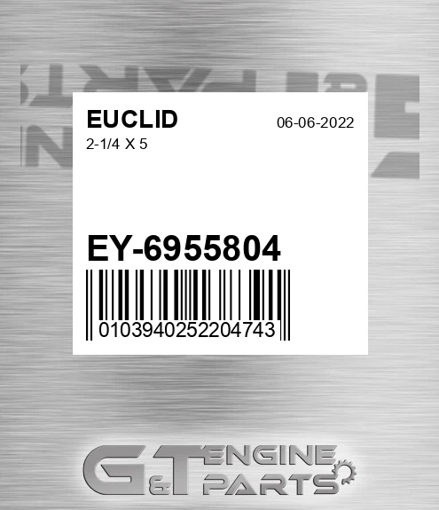 EY-6955804 2-1/4 X 5