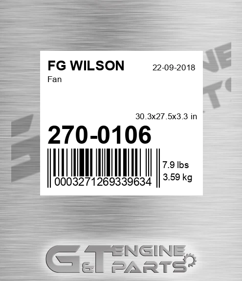 270-0106 Fan