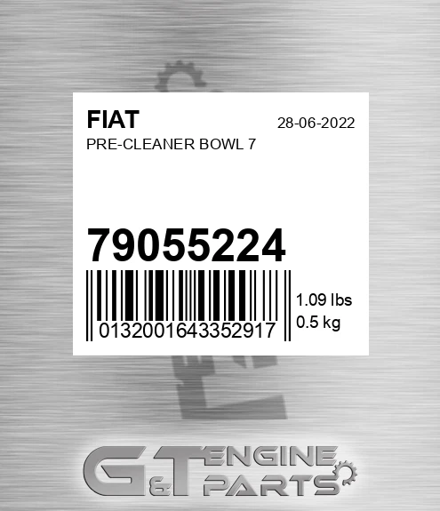 79055224 FIAT Pre-cleaner Bowl 7