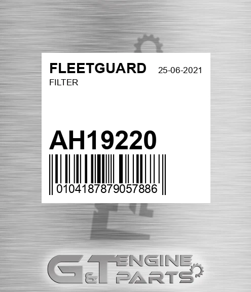 AH19220 Filter for FLEETGUARD