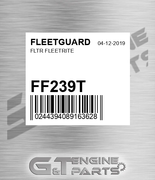 FF239T Fltr Fleetrite
