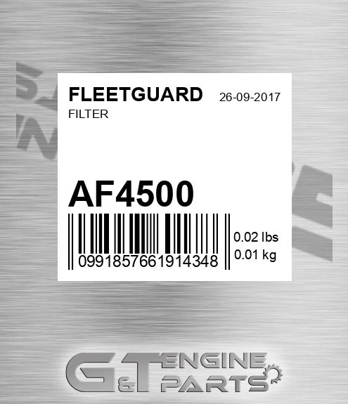 AF4500 Filter