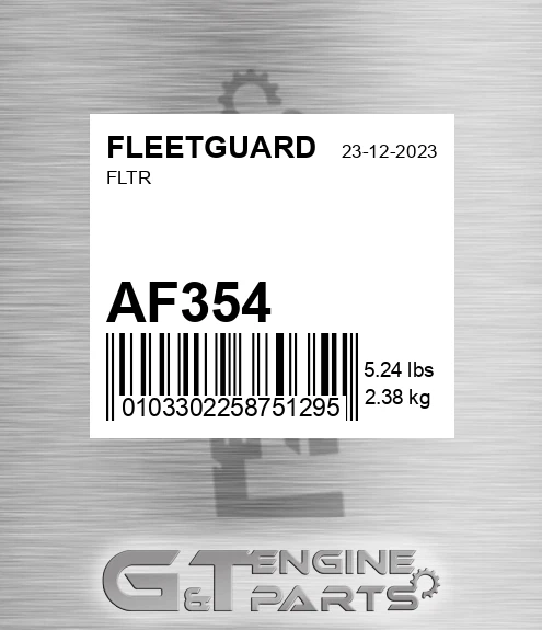 AF354 Fltr