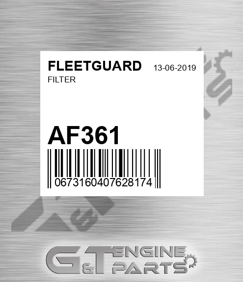 AF361 FLEETGUARD Filter