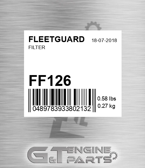 FF126 FLEETGUARD Filter