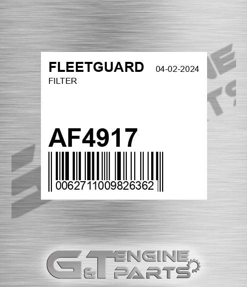 AF4917 FLEETGUARD Filter