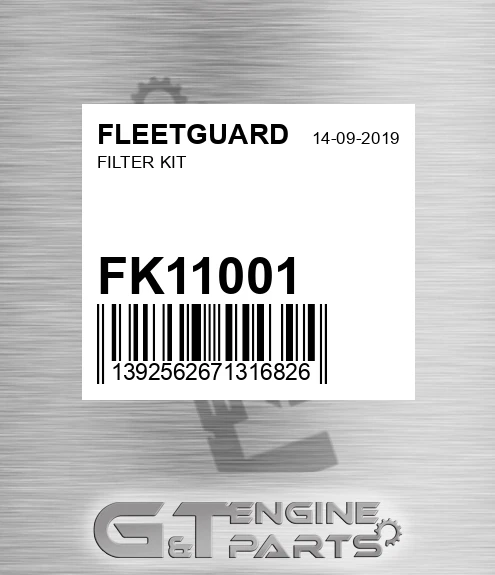 FK11001 FLEETGUARD Filter Kit