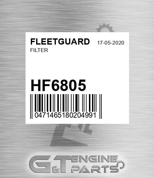 HF6805 Filter for FLEETGUARD