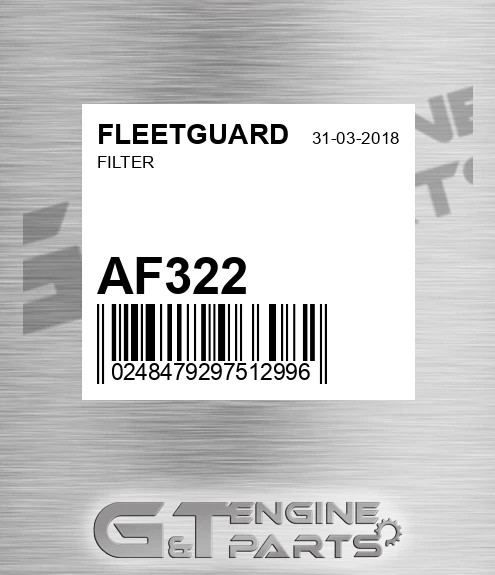 AF322 Filter