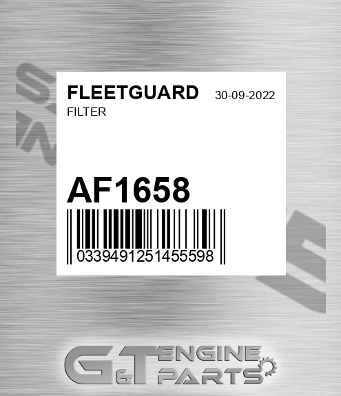 AF1658 Filter for FLEETGUARD