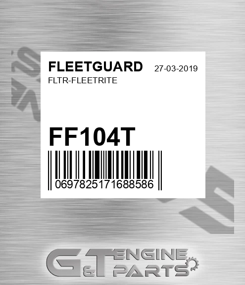 FF104T Fltr-fleetrite