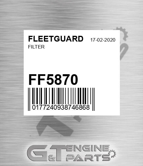 FF5870 FLEETGUARD Filter