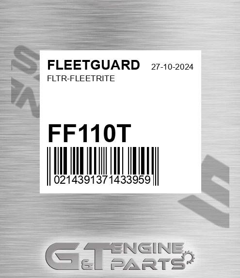 FF110T Fltr-fleetrite