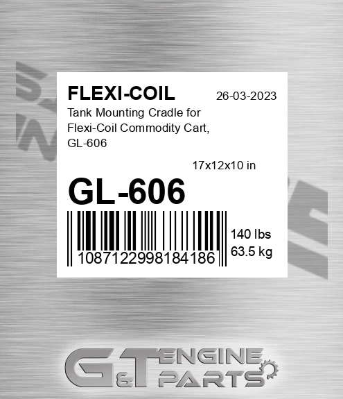 GL-606 Tank Mounting Cradle For Commodity Cart,